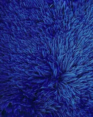 Shaggy Rug CIDE Blue ø 140 cm_746891