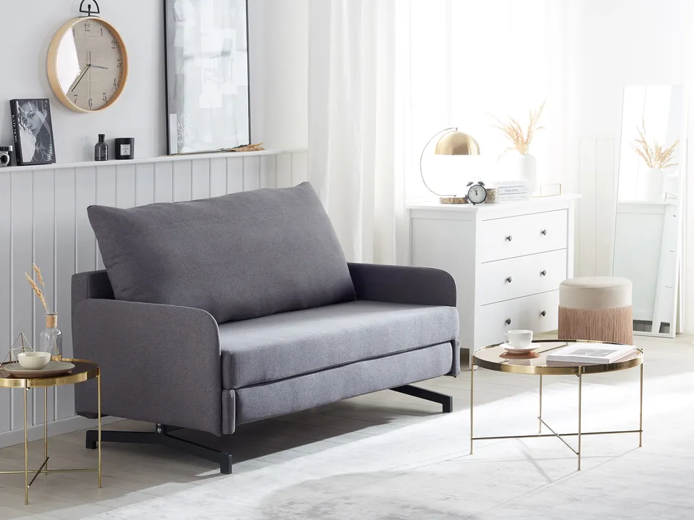 Sofa rozkładana dla 2 osób BELFAST Szary