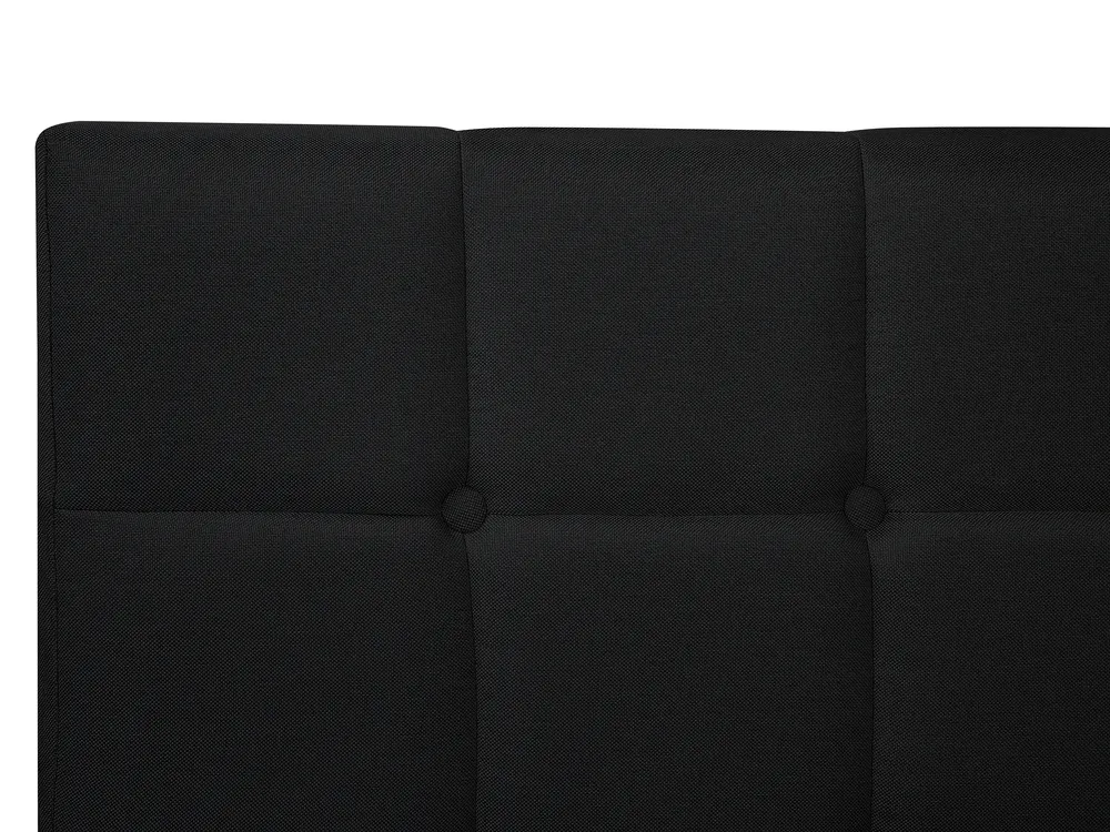 Lit Boxspring Tissu ADMIRAL 160 x 200 cm Noir_764259