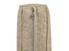 Gartenliege Rattan naturfarben Auflage taupe BELSITO _928040