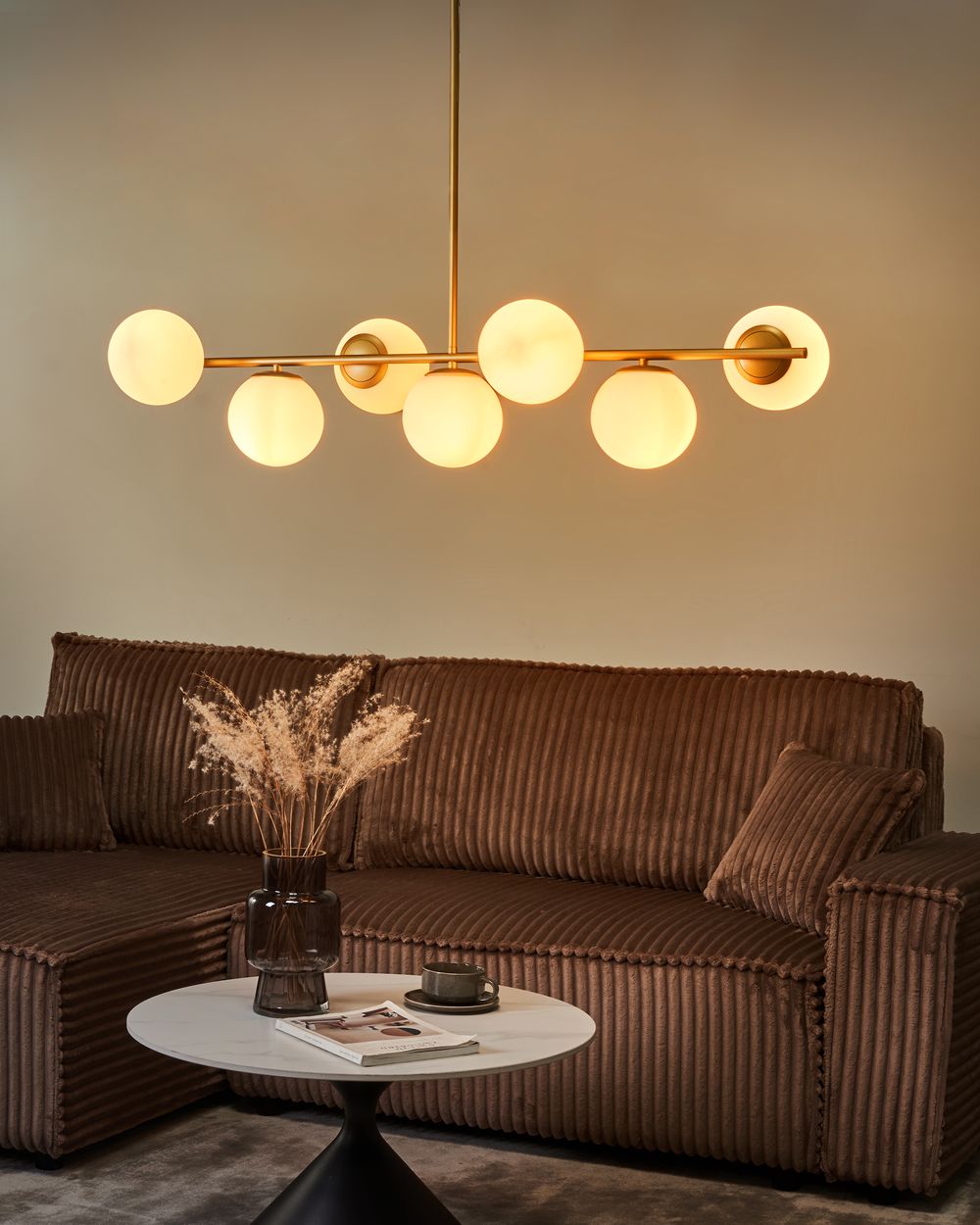 Lampadario KARLA Metallo Oro