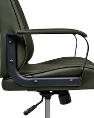 Sedia da ufficio REBEL Tessuto Verde scuro_994621