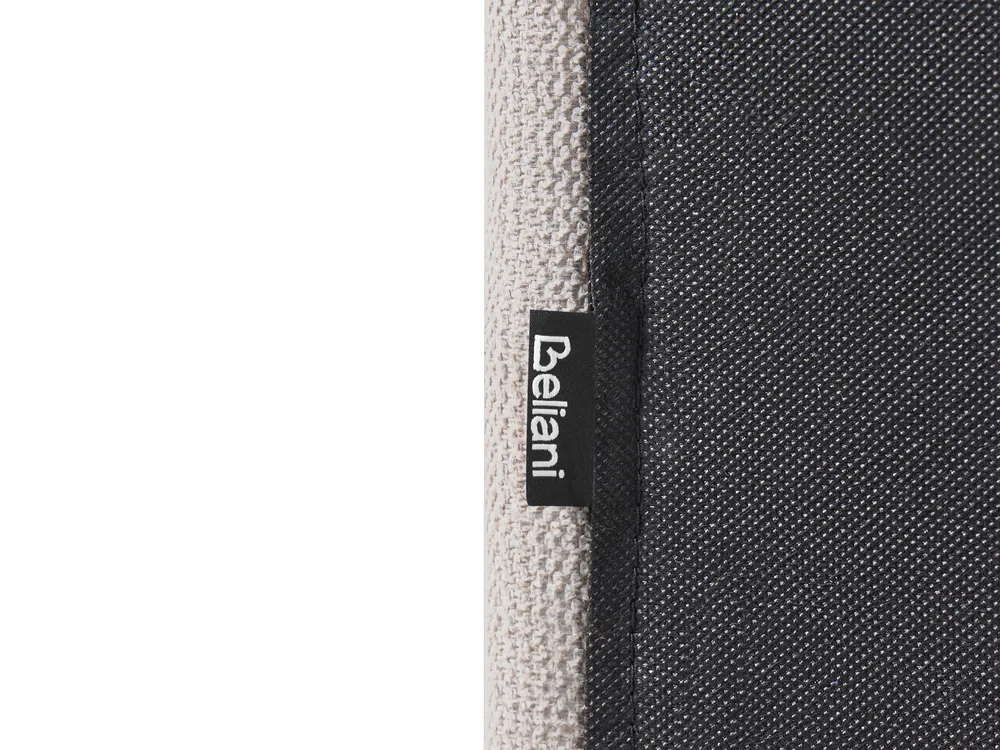 Ottoman Bed QUIBERON Fabric Beige 180 x 200 cm (EU Super King)_1023407