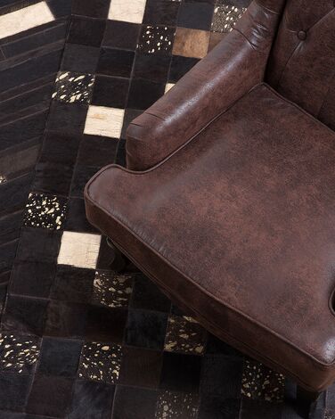 Cowhide Area Rug 80 x 150 cm Brown ARTVIN