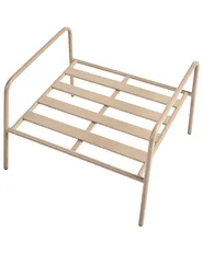 Set di 2 sedie da giardino NIMIS con ottomana Beige chiaro_1055738