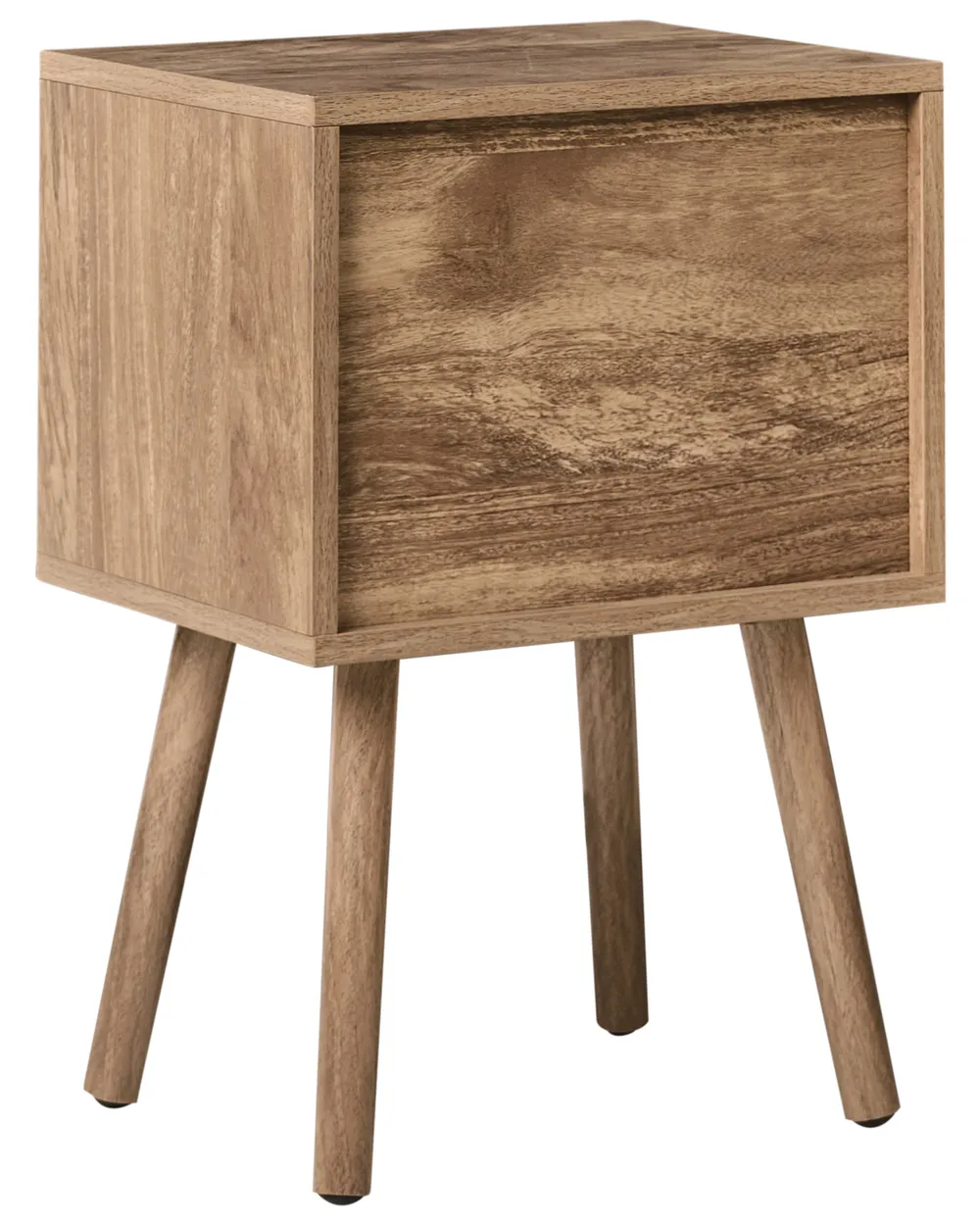 2 Drawer Bedside Table RONGE Light Brown_1042637