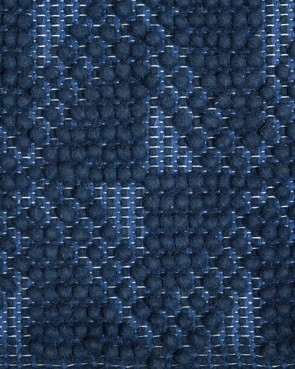 Rug SAVRAN Navy Blue 80 x 150 cm Wool_750379
