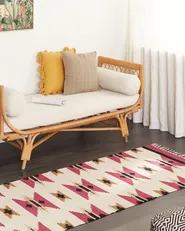 Dywan GARNI Kolorowy 80 x 300 cm Kilim Bawełna_870132