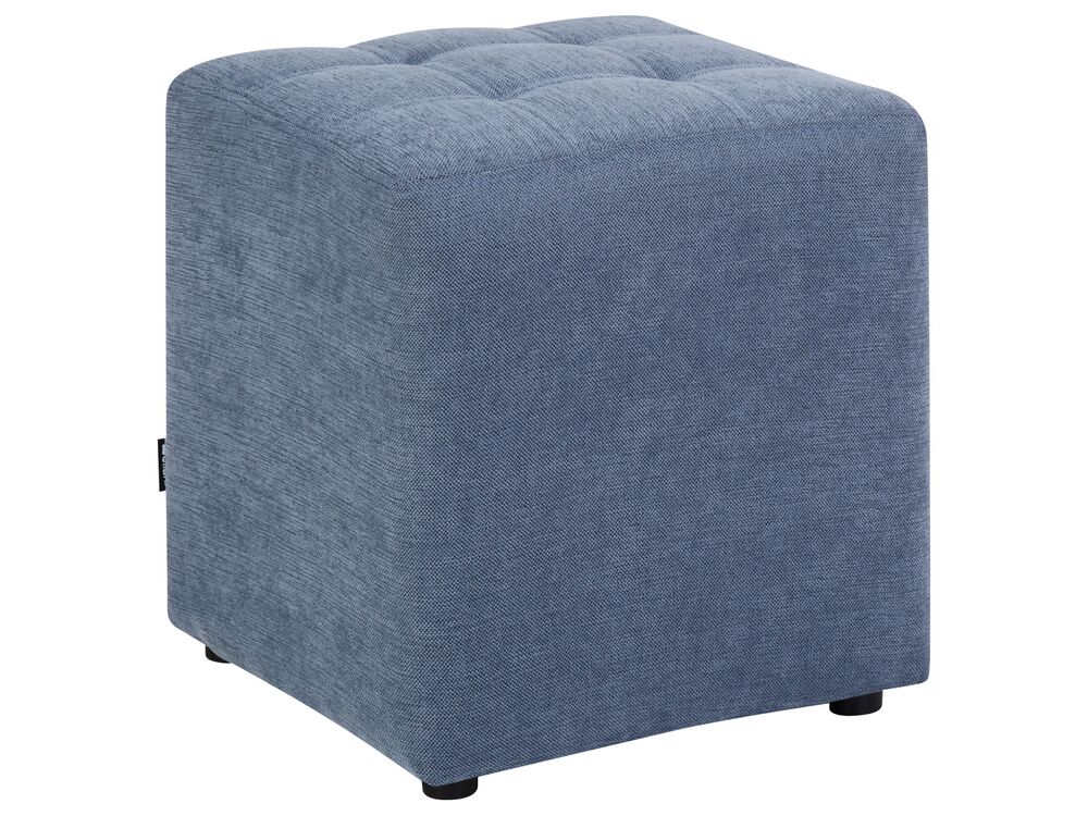 Pouffe KANSAS Fabric Blue
