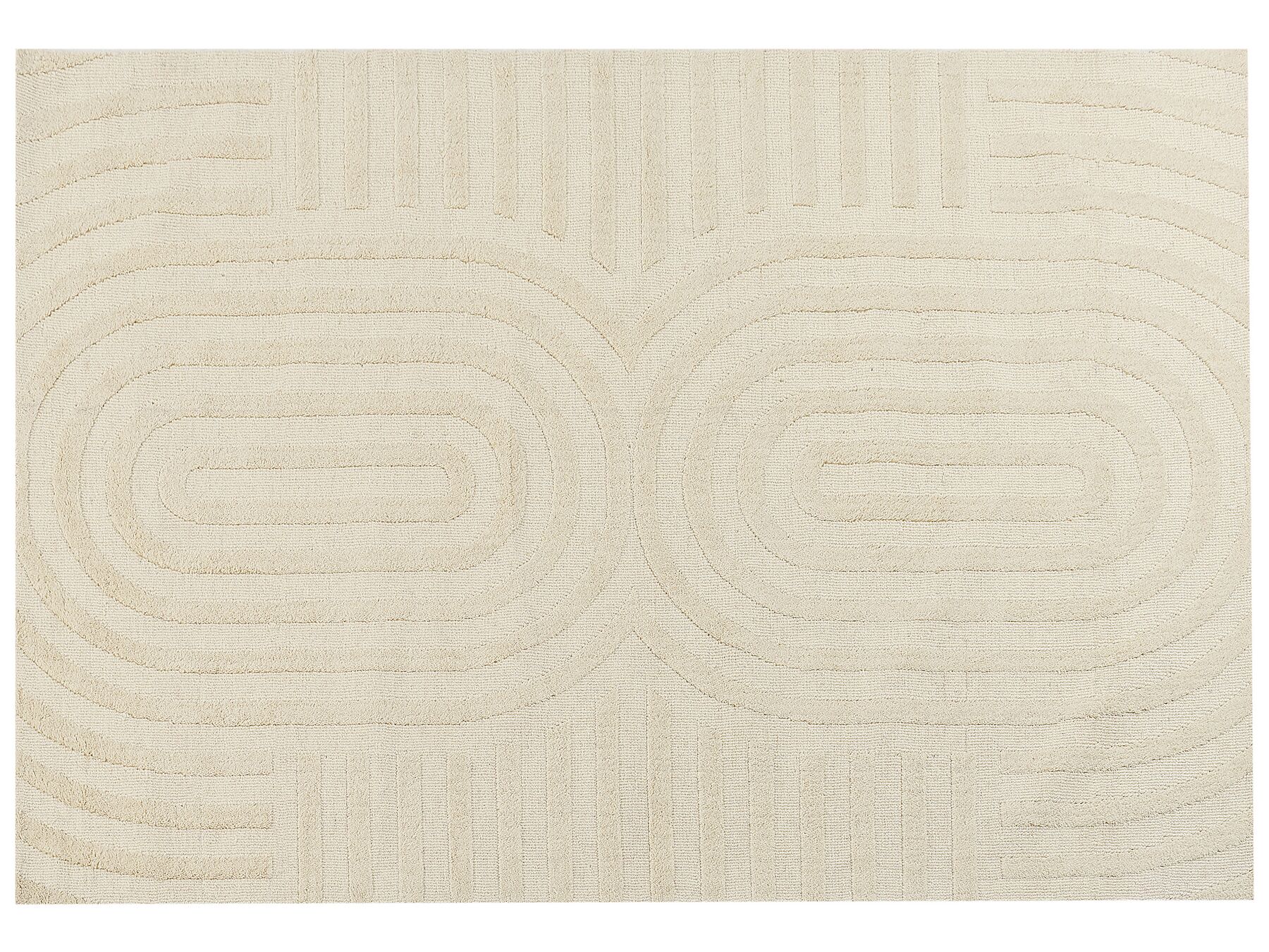 Vlněný koberec 160 x 230 cm béžový MASTUNG_883908