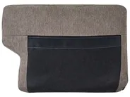 Living Room Set 7 Seater LOUSTO Fabric Brown_1044078