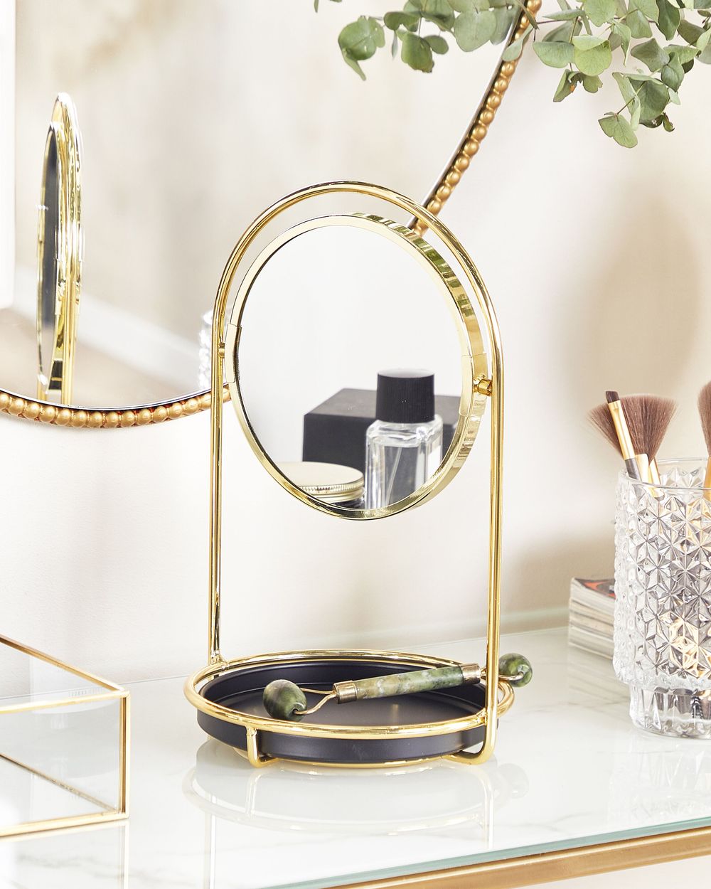 Makeup Mirror INDRE Gold