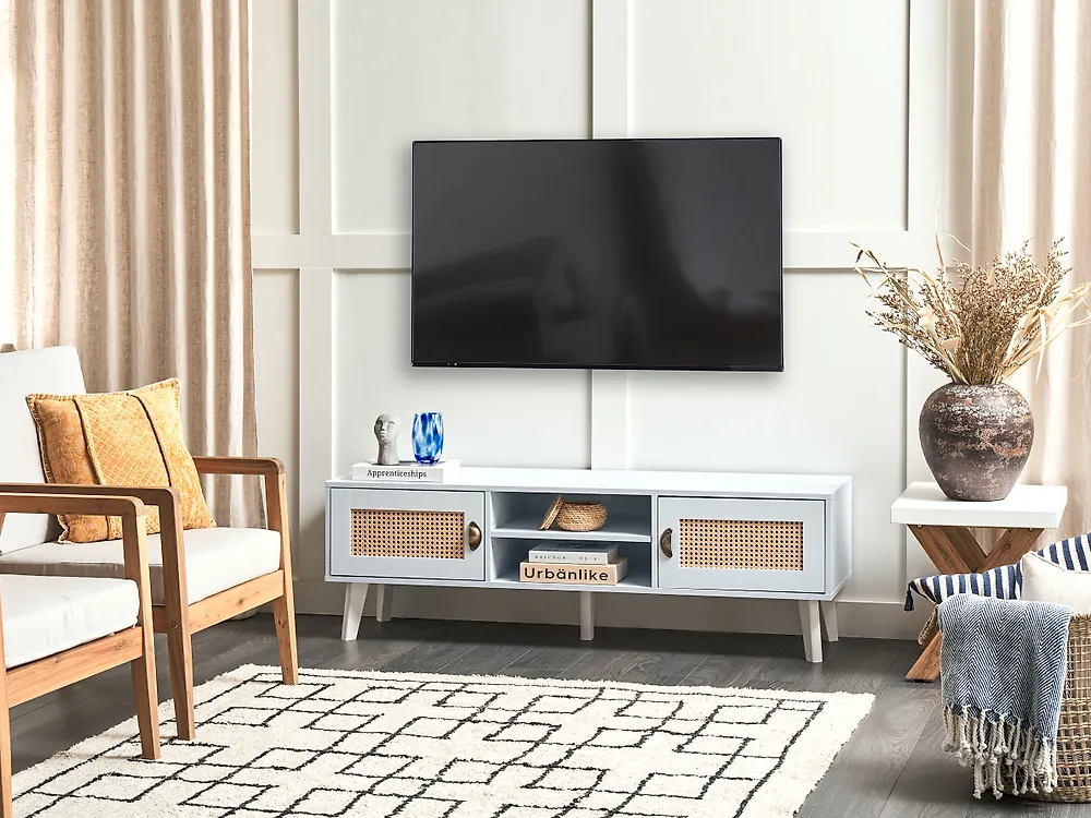 TV Stand PARTON Off-White_1178430