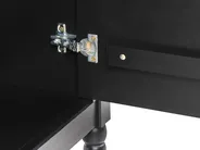 Szafka 2-drzwiowa SHILLINGTON Drewno sosnowe Czarny_966284