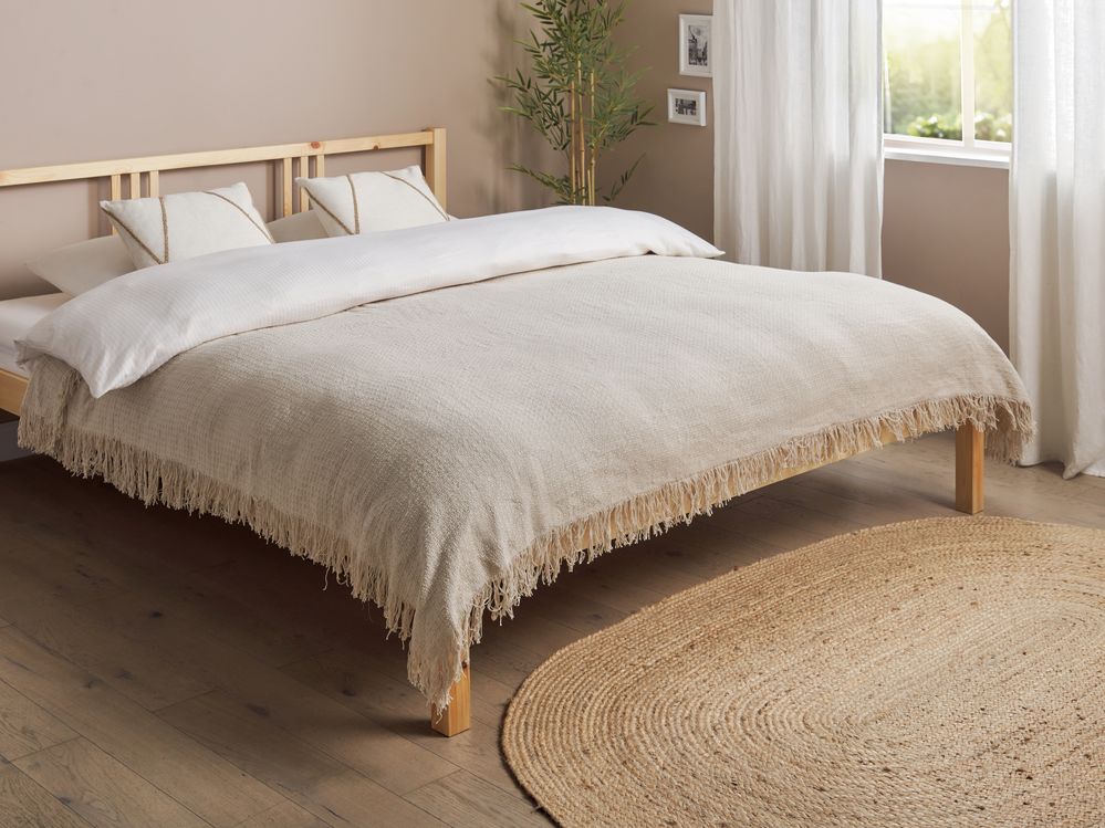 Piumone YERBENT Cotone 150 x 200 cm Grigio chiaro