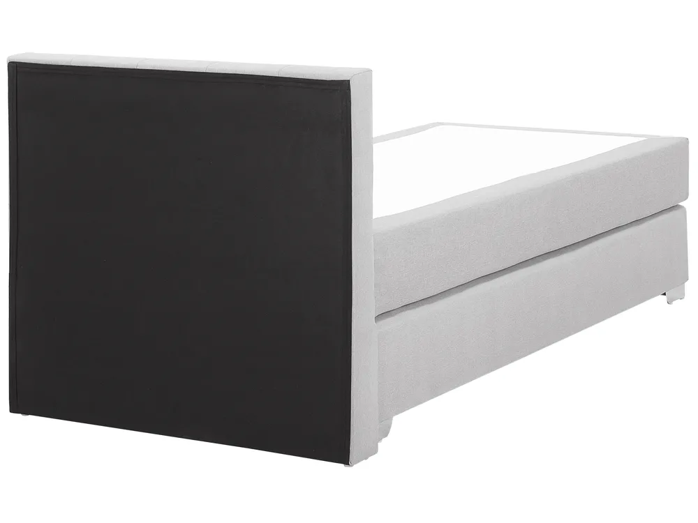 Divan Bed Fabric ADMIRAL 90 x 200 cm (EU Single) Light Grey_734743