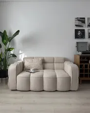 Sofa 2 Seater UTANA Boucle Off-White_1072646