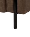 Fabric Armchair Dark Brown ASKIM_918933