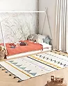 Kids Rug ZAYSAN Green 140 x 200 cm Cotton
