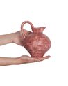 Stoneware Decorative Vase 19 cm Red SAURY_935328