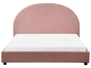 Waterbed Boucle VAUCLUSE 140 x 200 cm (EU Double) Pastel Pink_977276