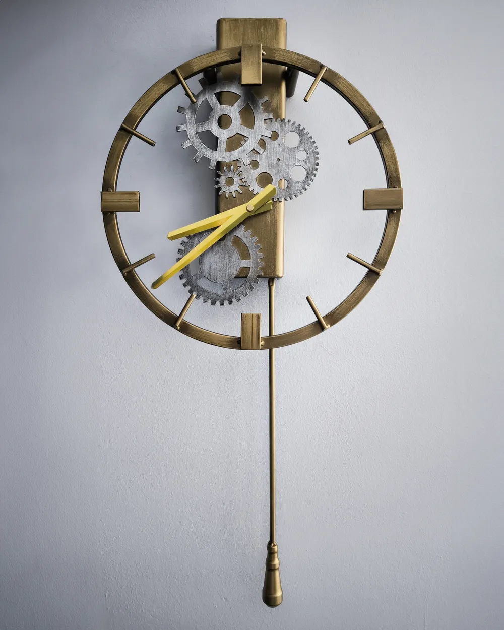 Wall Clock MARCOTE 30 cm Metal Gold_969723