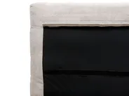 Bett mit Lattenrost Cord MELLE 140 x 200 cm Hellbeige_882190