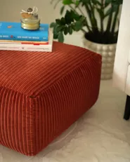 Pouf MUKKI Baumwolle Hellrot_1169429