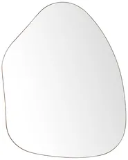 Wall Mirror PUTEAUX 70 cm 92 cm Metal Gold_892030