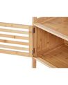 Bamboo Bathroom Shelving Unit Light Wood LAFAYETTE_927602