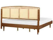 Bed Rattan VARZY 180 x 200 cm (EU Super King) Brown_944012