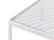 Garden Lounge Set with Table 4 Seater FERRETTI Light Beige_931543