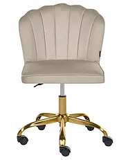 Desk Chair VALTICELLO Velvet Taupe_1163895