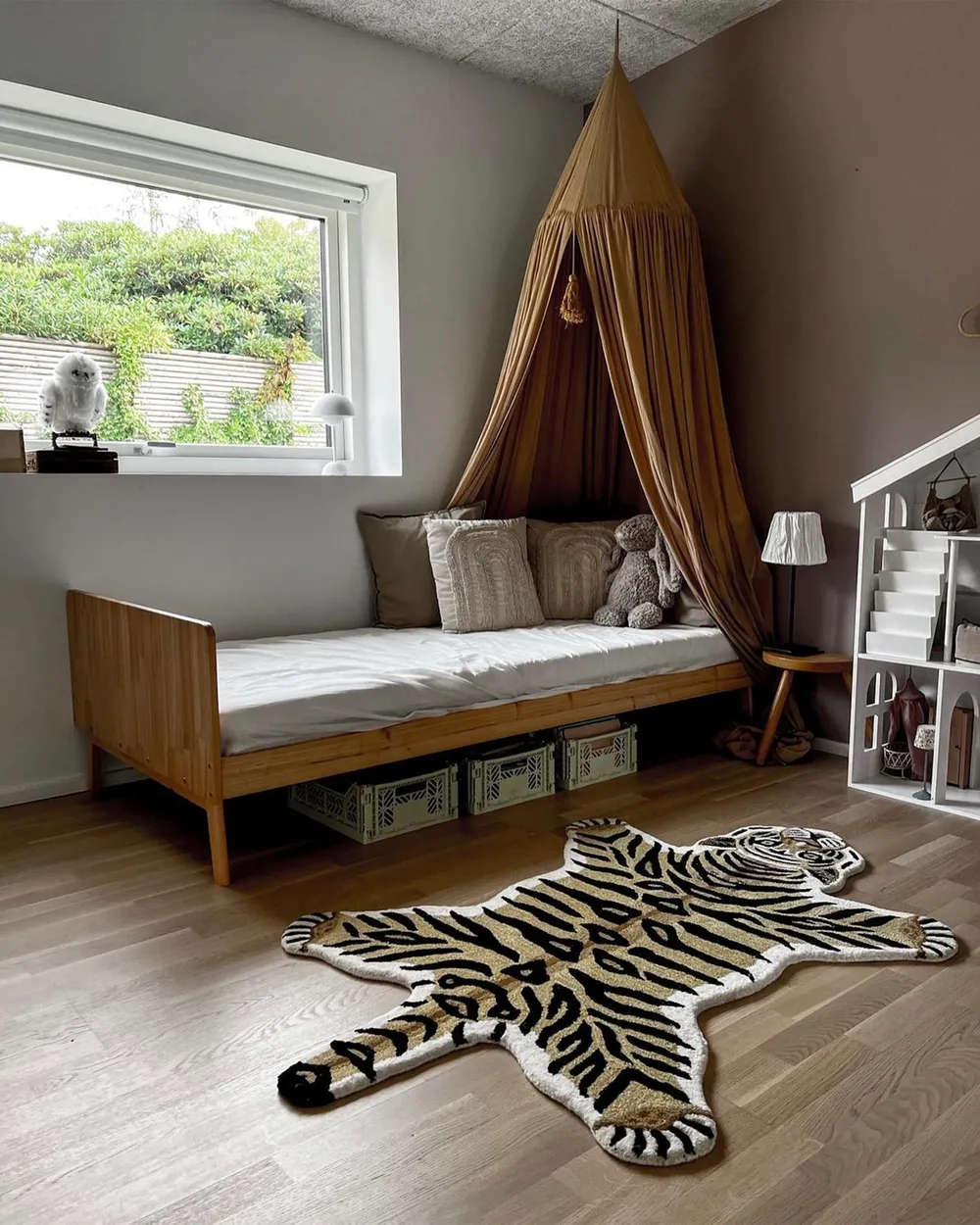 Erst-Holz Solido Elegante Letto Bianco in Pino massello 90×200 con