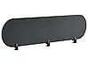 Przegroda na biurko SPARKY 180 x 40 cm Ciemnoszary