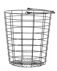 Stojak z koszami AYAPAL z kółkami Metal Czarny_785660