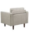 Fabric Armchair Taupe NURMO_896346