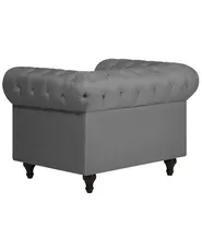 Armchair CHESTERFIELD Fabric Light Grey_709429