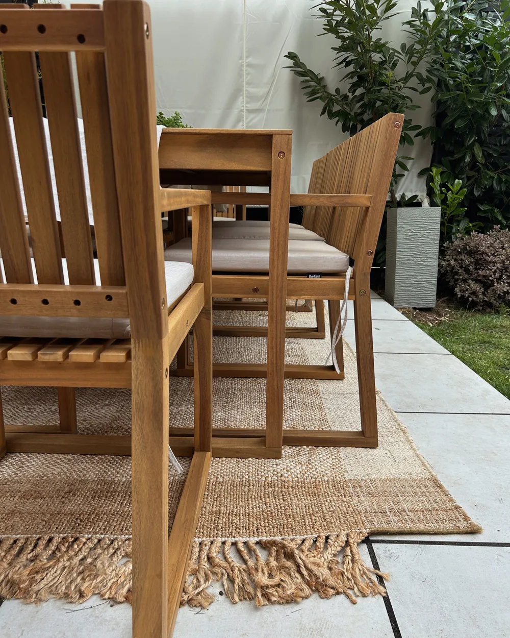 Tappeto DEDEMLI Beige 160 x 230 cm Iuta_1031044
