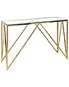 Console Table WESO Tempered Glass Gold