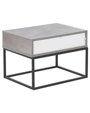 1 Drawer Bedside Table CAIRO Light Grey_790418