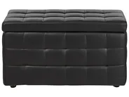 Storage Ottoman MICHIGAN Faux Leather Black_707012