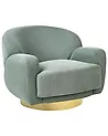 Armchair LEJRE Fabric Light Green