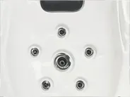 Outdoor Hot Tub with LED LASTARRIA White_818683