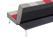 Divano letto 3 posti OLSKER Velluto Grigio chiaro_672359