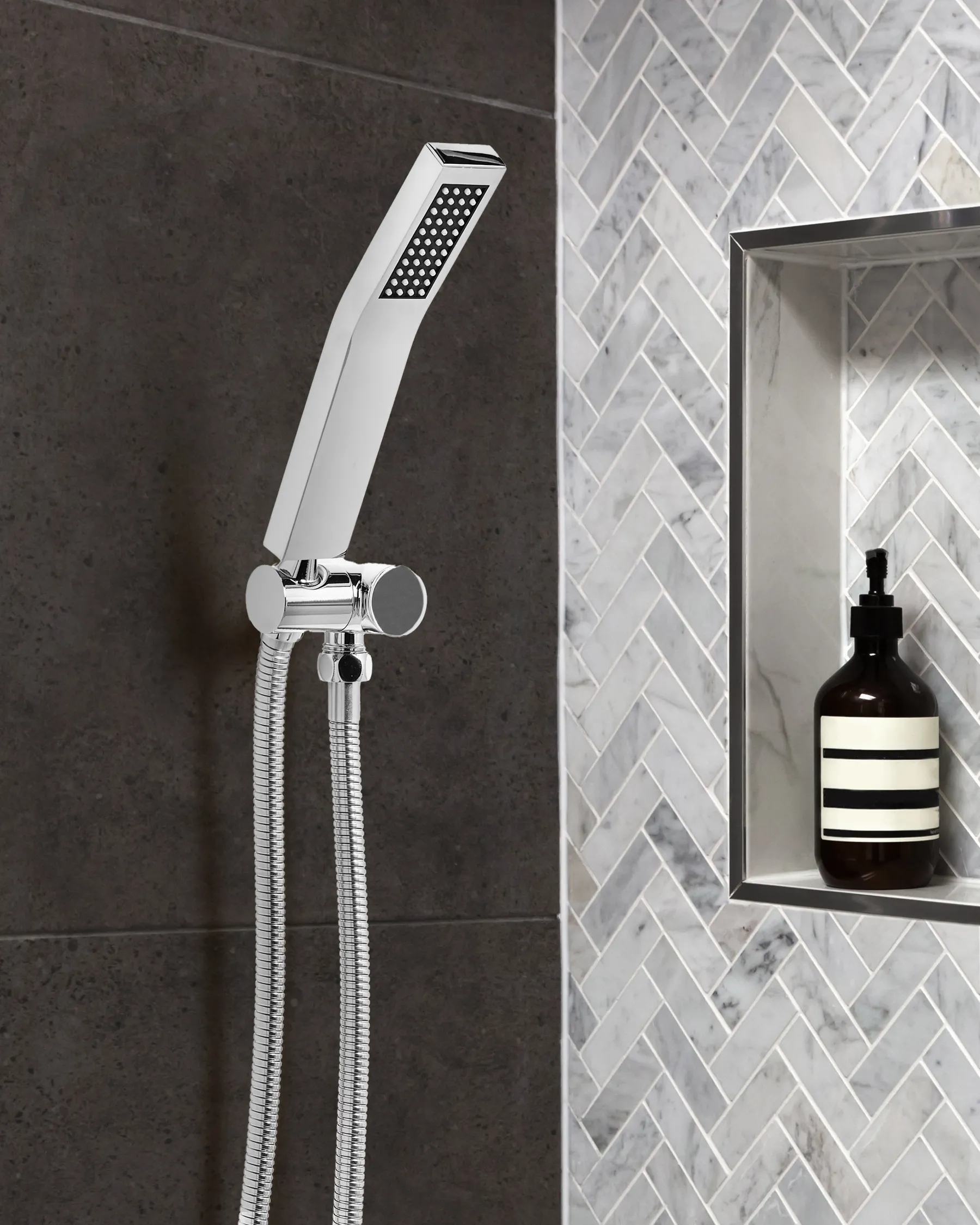 Shower Head AMBORO Brass Silver_980597