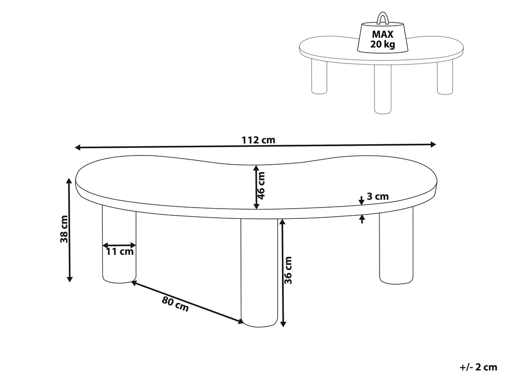 Coffee Table AUBURN White_941972