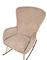 Boucle Rocking Chair Beige ANASET_914705