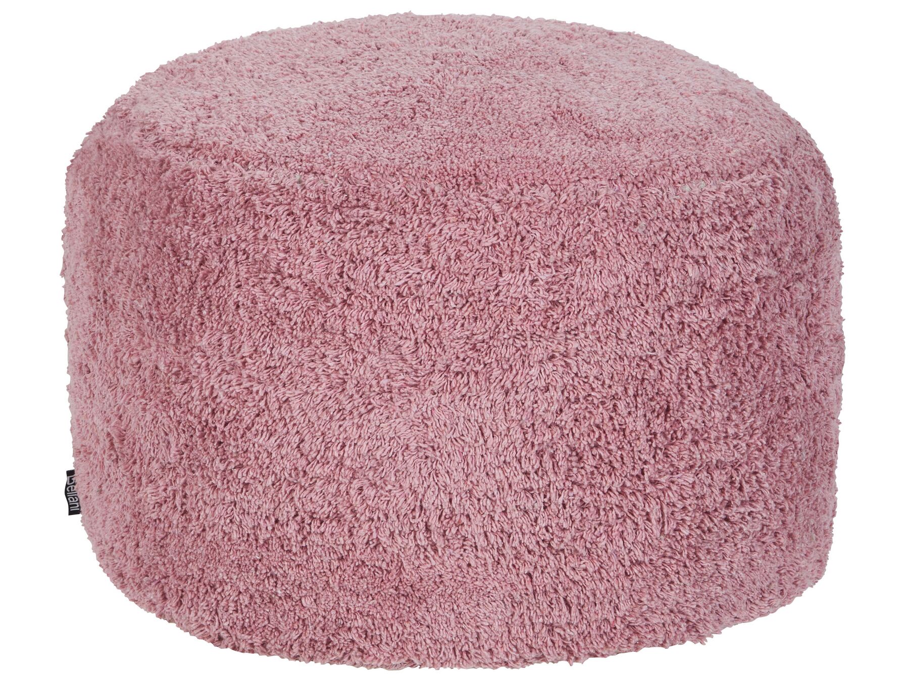 Cotton Pouffe 50 x 35 cm Pink KANDHKOT_908406