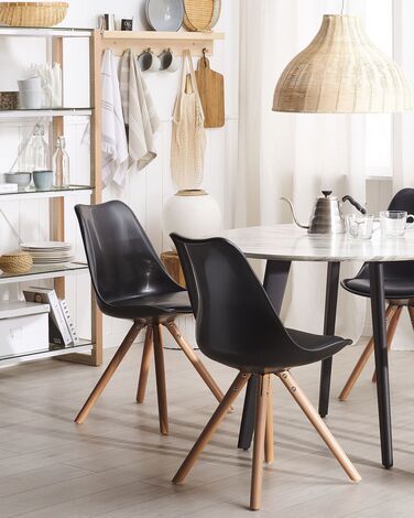 Dining Chair Gloss Black DAKOTA